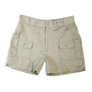 EMS Cargo hiking shorts men's 36 x 4.5 khaki green outdoor fishing boating